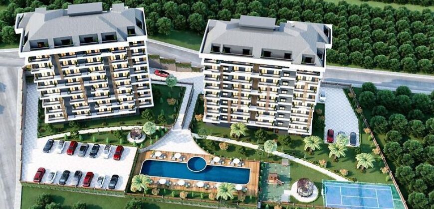 Luxury Apartments for Sale in a New Project in Payallar, Alanya