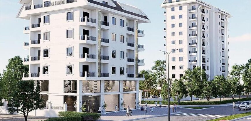 Luxury Apartments for Sale in a New Project in Mahmutlar, Alanya