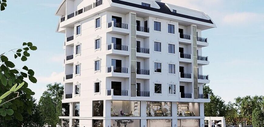 Luxury Apartments for Sale in a New Project in Mahmutlar, Alanya