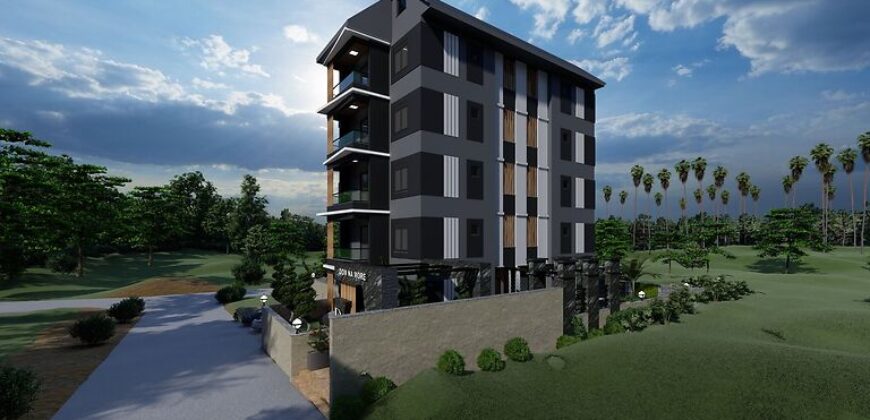 Luxury Duplexes for Sale in a New Project in Alanya Avsallar