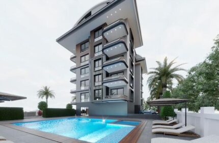Luxury Apartments for Sale in a New Project in Alanya Okurcalar