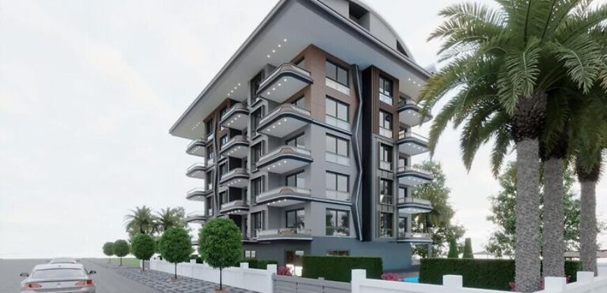 Luxury Duplexes for Sale in a New Project in Alanya Okurcalar