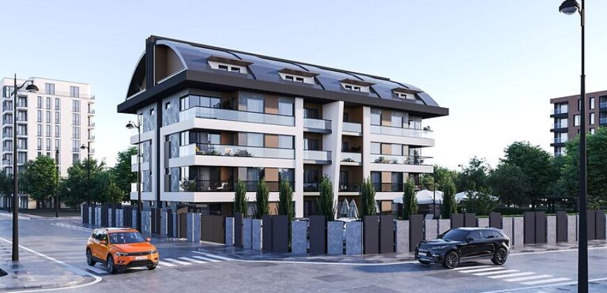 Luxury Duplexes for Sale in a New Project in Payallar, Alanya