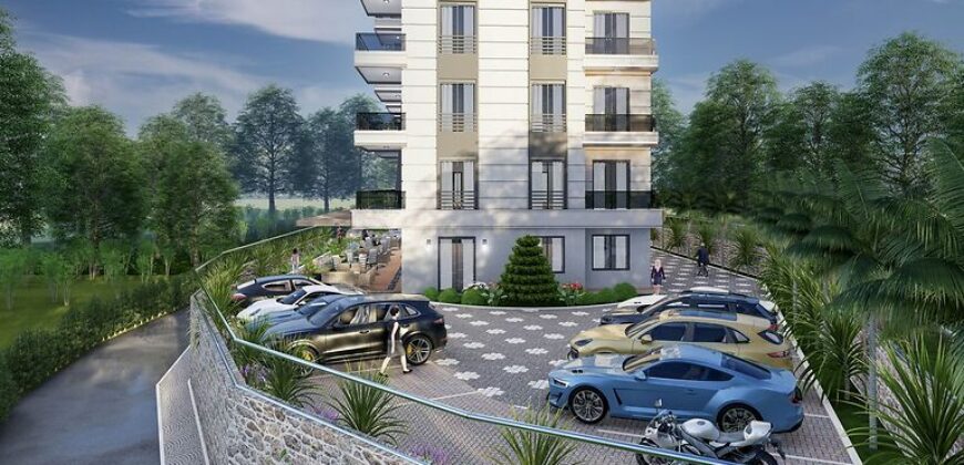 Luxury Duplexes for sale in a new project in Alanya Demirtaş